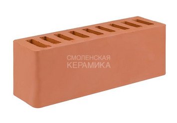 Кирпич облицовочный СТАРЫЙ ОСКОЛ Красный гладкий 0,96НФ 5