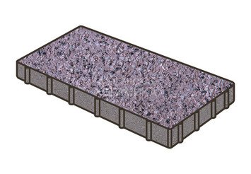 Тротуарная плитка Готика, Плита Premium Gold, 600x300x80 мм, цвет Голд 20 1