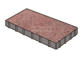 Тротуарная плитка Готика, Плита Premium Gold, 600x300x60 мм, цвет Голд 8 1