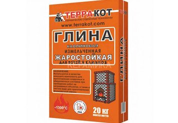 Глина каолиновая печная «Терракот»,20 кг 1