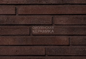 Плитка ручной формовки Real Brick Коллекция 10 ригель 490, RB 10-06 горький шоколад 1