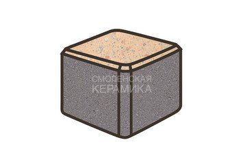 Гранитная тротуарная плитка Готика, Куб Granite FINO, 100x100x100, Павловское 1