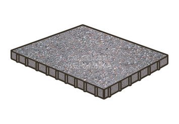 Тротуарная плитка Готика, Плита Premium Gold, 1000x1000x100 мм, цвет Голд 13 1