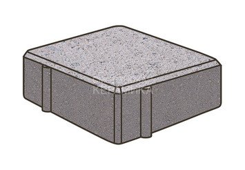 Тротуарная плитка Готика, Квадрат Premium Gold, 100x100x80 мм, цвет Голд 1 1