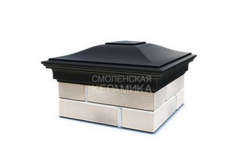 Колпак с посадкой на 1,5x1,5 кирпича Zking Monblan черный 1