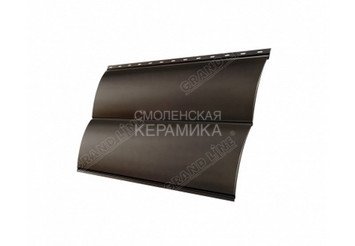 Сайдинг GL PurPur Блок-хаус 0,5мм коричневый матовый 2