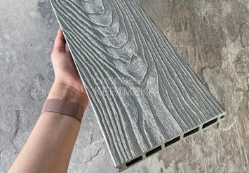 Террасная доска Latitudo 3D-Wood, 150х24х4000 мм, Серый 4
