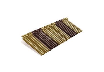 Композитная черепица Metrotile METROSHAKE II Цедар-браун 1