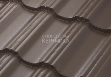Модульный профиль AQUASYSTEM Гетеборг GLANCE Zn 140 Темно-кор. RR32 1205х420 мм 1