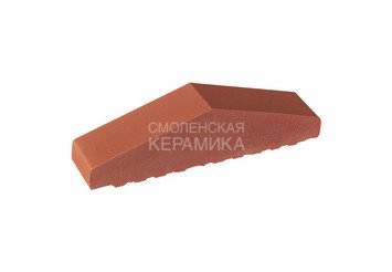Профильный кирпич полнотелый King Klinker 310/250x65x78 рубиновый красный (01) 1