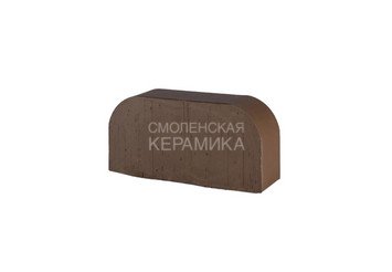 Кирпич печной фигурный LODE Brunis F 14, коричневый 1
