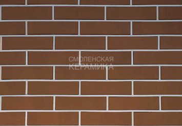 Кирпич облицовочный КЕРМА 1,4НФ, Терракот гладкий 1