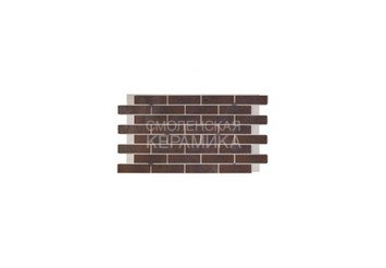 Фасадная термопанель рядовая АЛЯСКА 31. Loft brick curry, 60 мм 3