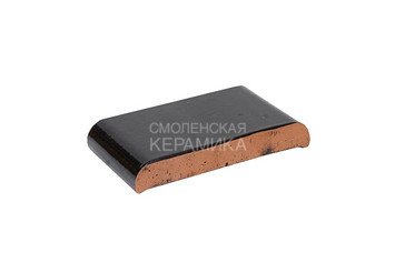 Парапетная клинкерная плитка ZG Clinker КР20 темно-коричневый 1