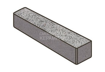 Гранитная тротуарная плитка Готика, Ригель Granite FINO, 360x80x100, Цветок Урала 1