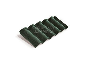 Композитная черепица Metrotile ROMANA Тёмно-зелёный 1