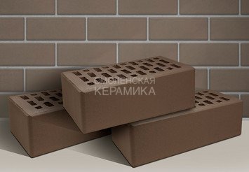 Кирпич лицевой ТЕРЕКС 1,4НФ, Мокко 1