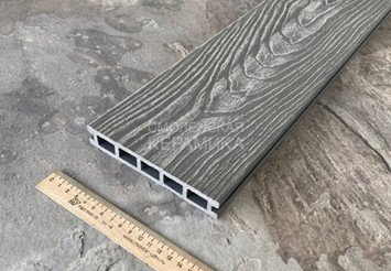 Террасная доска Latitudo 3D-Wood, 150х24х4000 мм, Серый 3