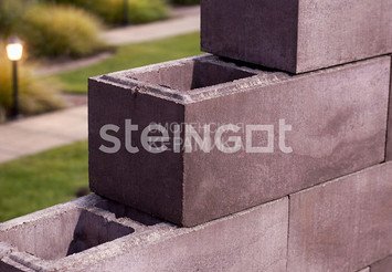 Блок заборный STEINGOT 500x200x200 мм, Бурый камень (Stein Brown) 1
