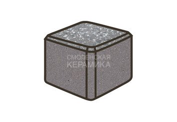Гранитная тротуарная плитка Готика, Куб Granite FINO, 100x100x100, Галенит 1