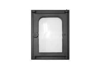 Дверца каминная FIRE WAY (310х410) 250х350 со стеклом К303 1