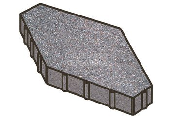 Тротуарная плитка Готика, Зарядье Premium Gold, 600x400x100 мм, цвет Голд 13 1