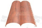 Сайдинг Woodstock-28*330 ECOSTEEL Matt 0,5мм оранжевый матовый 1
