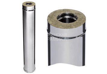 Сэндвич 1,0 м (AISI 430/0,5мм + нерж.) Ф220х300, Ferrum GS 30-50 1
