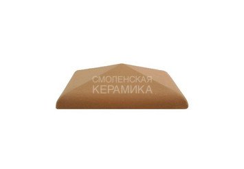 Колпак для забора ZG Clinker клинкерный С30 красный 1