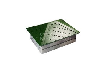 Колпак Zking Everest 520 х 390 с посадкой на 2x1,5 кирпича зеленый 1
