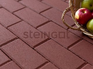 Брусчатка Steingot Серия "ЛАЙТ 40", красный яркий