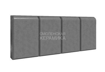Бордюр ZKING Стоун 500×200×50мм, серый 1