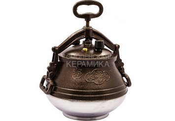 Афганский казан-скороварка двухцветный с ручками 12 литров 1
