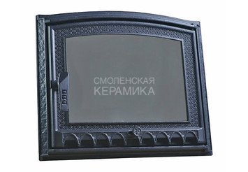 Дверца каминная Панорамная «Арктика» 1