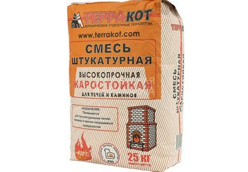 Смесь штукатурная жаростойкая «Терракот», 25кг 2