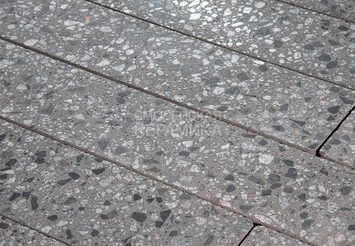 Гранитная тротуарная плитка Готика, Квадрат Granite FINO, 600x600x100, Галенит 2
