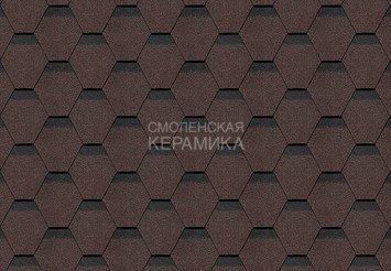 Гибкая черепица Döcke Premium КЁЛЬН корица 1