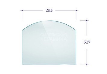 Дверка ВЕЗУВИЙ каминная 280 (Антрацит) 3