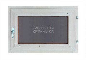 Форточка ОСИНА бронза (1стекло обычное 1тонир.) 400*500 1