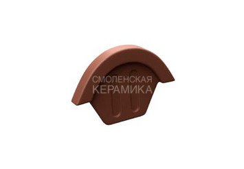 Коньковый торцевой элемент универсальный Braas ПРО (красный, коричневый, черный) ПВХ 2