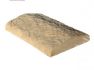 810-20 Накрывная плита White Hills двухскатная, 35*25, песочный
