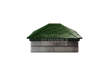 Колпак Zking Everest 520 х 390 с посадкой на 2x1,5 кирпича зеленый 2