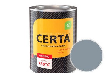 Эмаль термостойкая Церта серебристая (0,8кг) 700*С (6шт/уп) 1