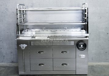 Мангал многофункциональный угольный УММ/2-ROBATA L1500 2