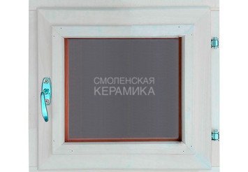 Форточка ОСИНА бронза (1стекло обычное 1тонир.) 500*500 1