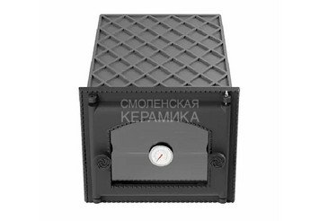 Духовка чугунная крашенная ДП-ДТ-6АС (345x289x500) 317x260x447 окрашенная, с термометром (Рубцовск) 2