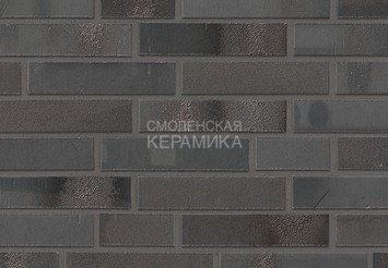 Клинкерная плитка фасадная Stroher BRICKWERK 650 EISENSCHWARZ 1