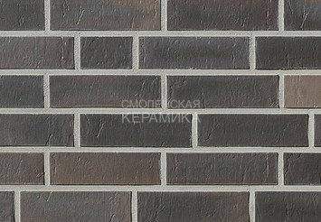 Клинкерная плитка фасадная Röben CHELSEA Базальтовый пестрый рифленый NF14 1