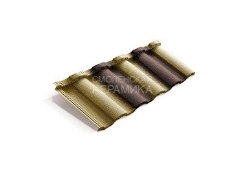 Композитная черепица Metrotile METOROMAN Цедар-браун 1