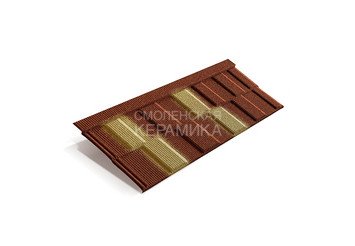 Композитная черепица Metrotile METROVIKSEN Терракотово-жёлтый 1